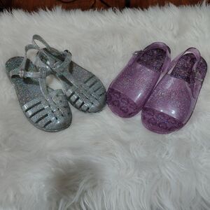 Sparkly Jelly Old Navy Sandal Bundle Girls Size 2
